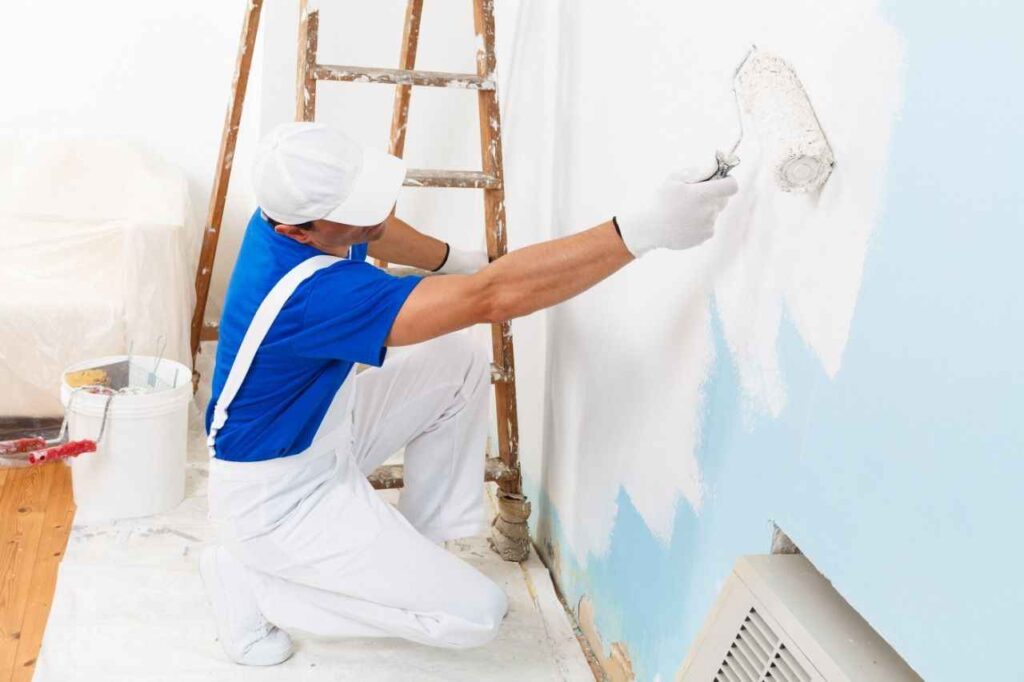 Expert painters providing high-quality paint services in Dubai for homes, villas, and apartments by Zainet Fixit
