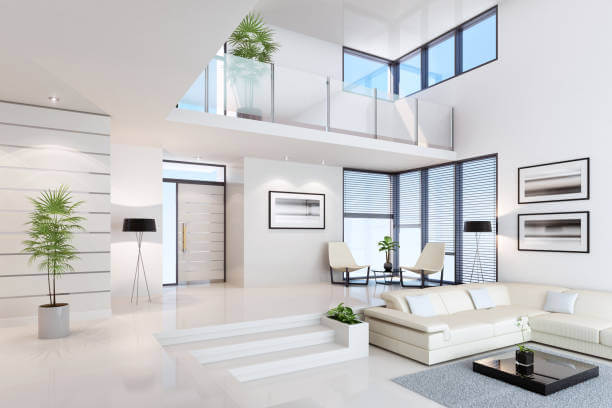 House Painting Dubai with Luxury villa interior painting in Dubai with modern living room walls and professional house painting finish