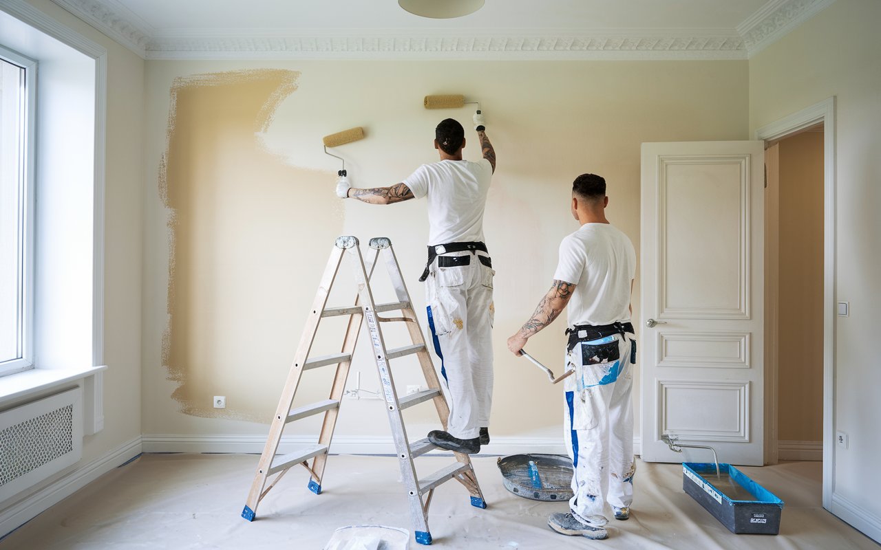 professional home painting dubai villa apartment painters wall painting services zainetfixit